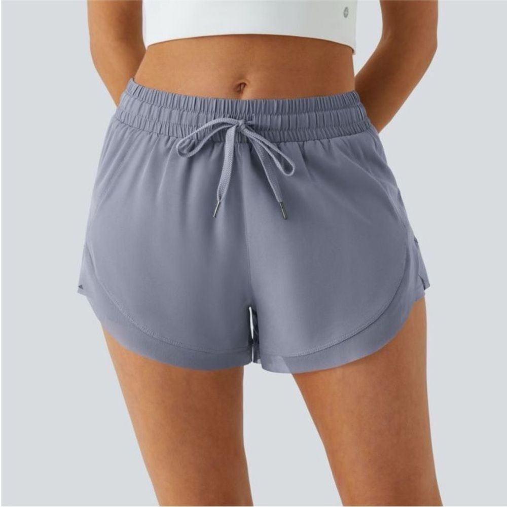 Halara blue athletic shorts